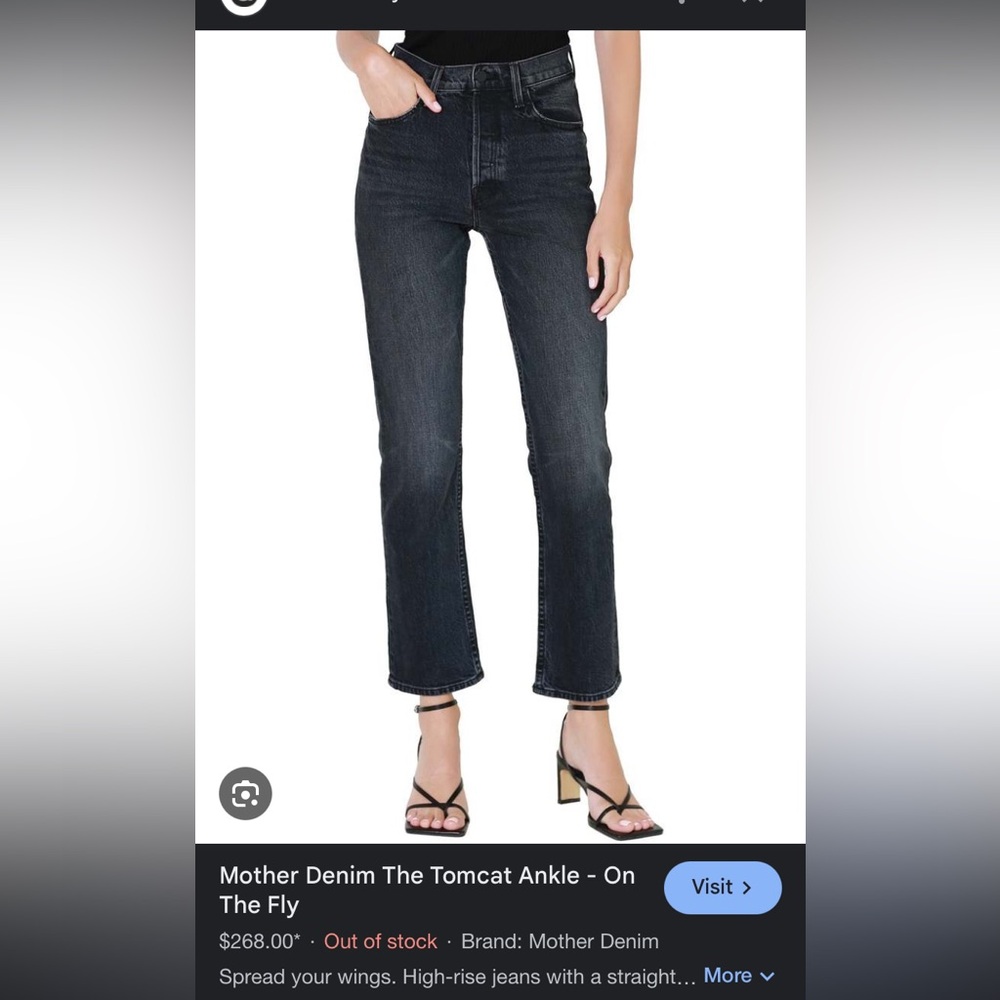 MOTHER denim The Tomcat ankle-on the fly